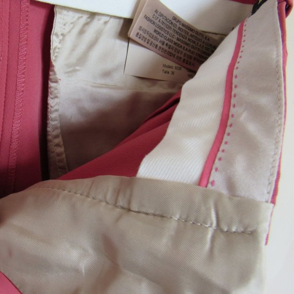 NEW Women's Massimo Dutti COTTON Blend Pants size 4 Eu 36, salmon color - Picture 4 of 7